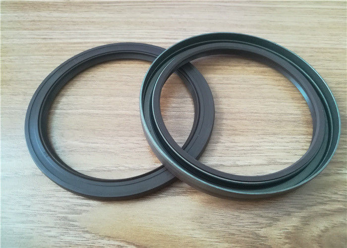 FKM / EPDM Spring Loaded Double Lip Seal , Rotary Lip Seal Customized Size