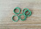 Green FKM Rubber O Ring Seal Wear Resistance Customized Size For Industry