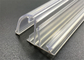 PVC ABS HIPS PC Plastic Extrusion Profiles Custom Clear Plastic H Channel