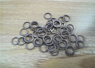 Customized Coated Flat Metal O Rings , Small Metal Ring Gasket Acid Resistance