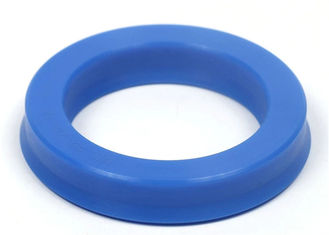 Blue Hydraulic Rod Seals / Pu Rubber Oil Seal QY Type Oil Resistance