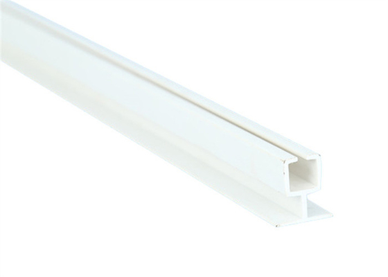 PVC ABS HIPS PC Plastic Extrusion Profiles Custom Clear Plastic H Channel