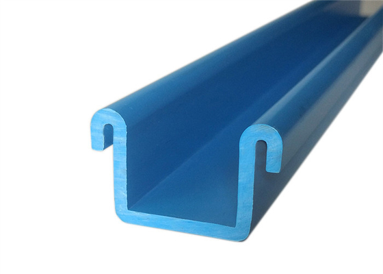 Milling Plastic Molded Parts PVC Plastic Profile Extrusion Customized U Shape