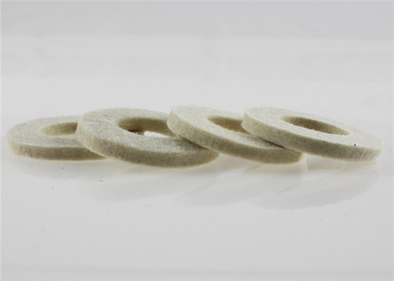 100% Wool Material Felt Oil Seal Ring / Felt Oil Gaskets Custom Size Shock Absorption