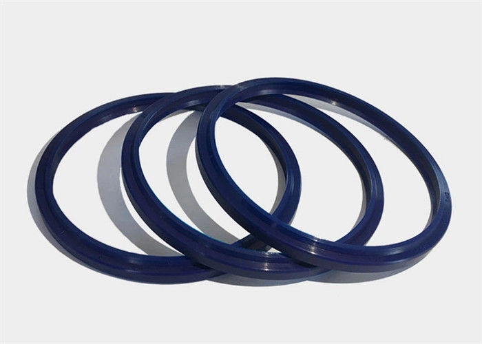 PU DH Dust Seal Ring For Hydraulic Cylinder / LBH Rubber Dust Seal Blue