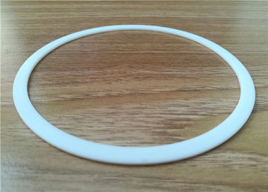 White PTFE Flat Washer Rectangular O Ring For Machinery Radiation Resistance