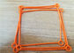 Silicone Rubber Die Cut Rubber Gaskets Rectangular Stand / Nostand Custom