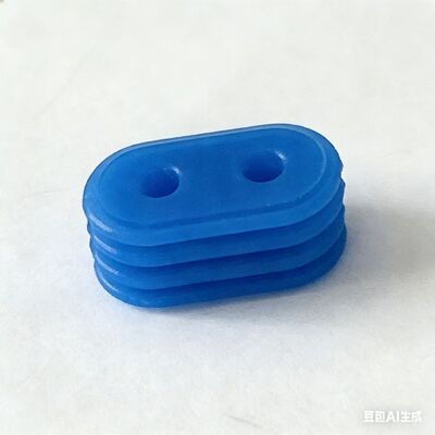 Blue Silicone Anti-Vibration Pads Custom Rubber Gaskets for Industrial Equipment