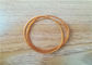 Waterproof Amber Small Rubber Bands / Money Rubber Bands 30-90 Shore A Hardness
