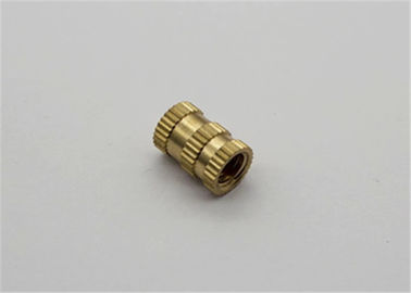 M1 - M12 CNC Turning Machined Metal Parts Brass Kunrled Insert Nut