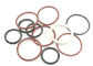 Rubber FEP O Ring Seal With PTFE Coating , PFE Encapsulated Silicone FKM O Ring