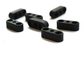 Customized Molded Rubber Parts / Synthetic Rubber Plug Parts Smooth Surface