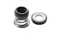 Unbalanced Mechanical Seal Parts Single Face Rubber Bellows For Clean Water Pump