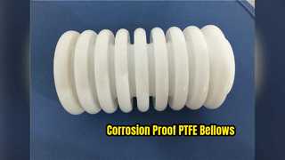 PTFE Bellows Extreme Corrosion Resistance Chemical Equipment