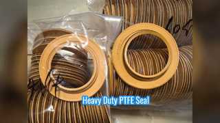 PTFE Oil Seal Heavy Machinery Hydraulic Cylinder Sealing