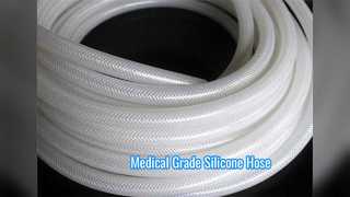 Braided Silicone Hose Medical Grade Flexible Tubing