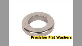 Precision Flat Metal Washers Zinc Plated