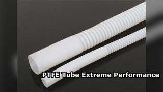 PTFE Plastic Tube Extreme Temp Corrosion Resistance