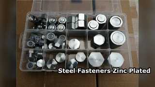 Steel Nut Bolt Kits Zinc Plating M1 M24